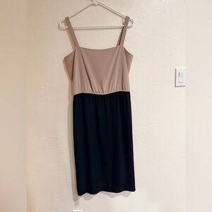 Jack Bryan Two-Tone Sleeveless Cocktajl Dress size 10